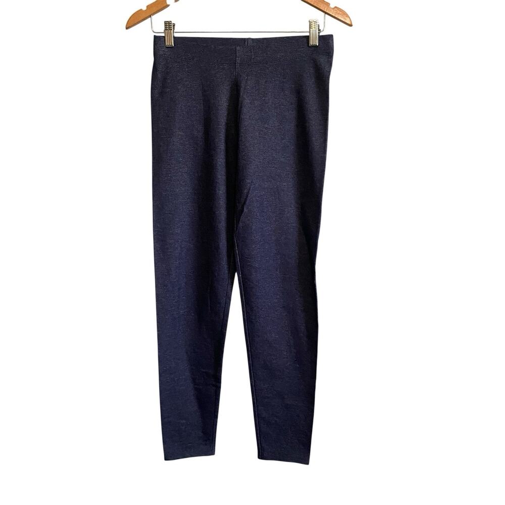 Loft Navy Blue Ankle Skinny Leggings Cotton Blend Medium NWT Stretch Comfort